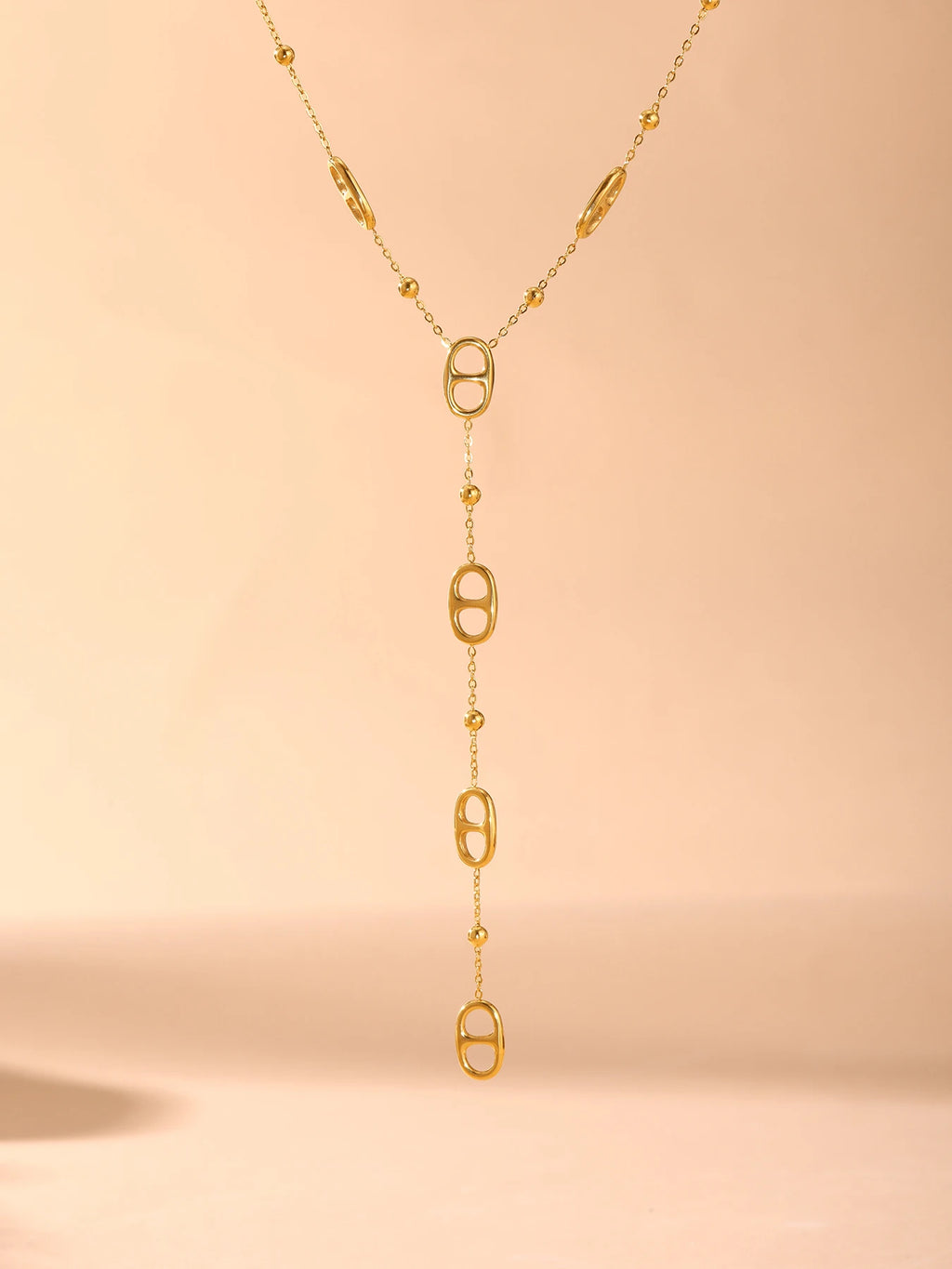 Collier ALORA Long Doré – Élégance Raffinée & Finition Premium