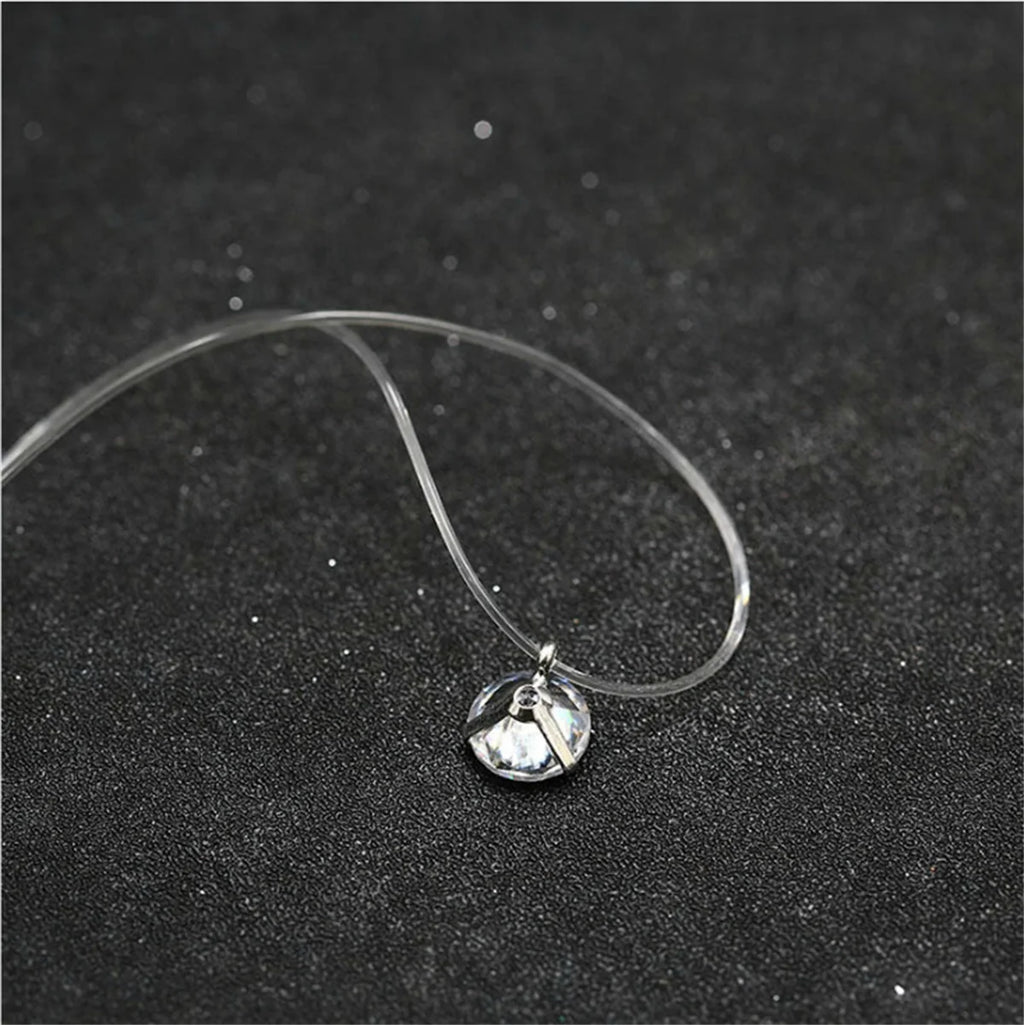 Collier Ras du Cou ALORA avec Zircon Brillant – Bijou Minimaliste et Élégant pour Femme