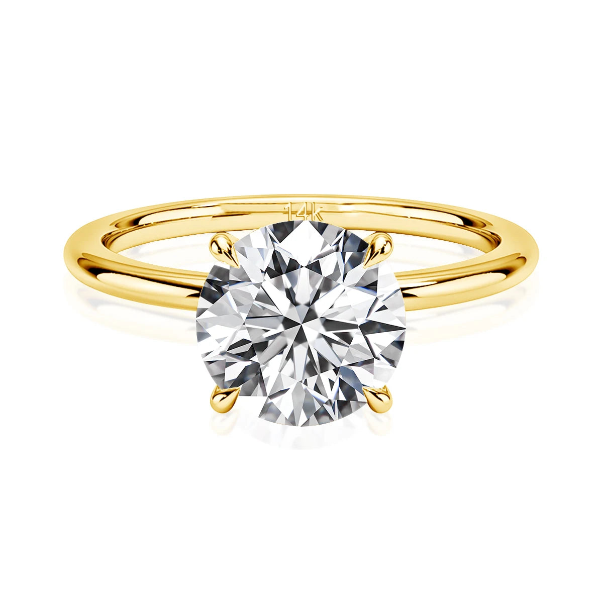 Bague ALORA Collection Privée plaqué Or & Moissanite – Élégance Minimaliste pour Femme