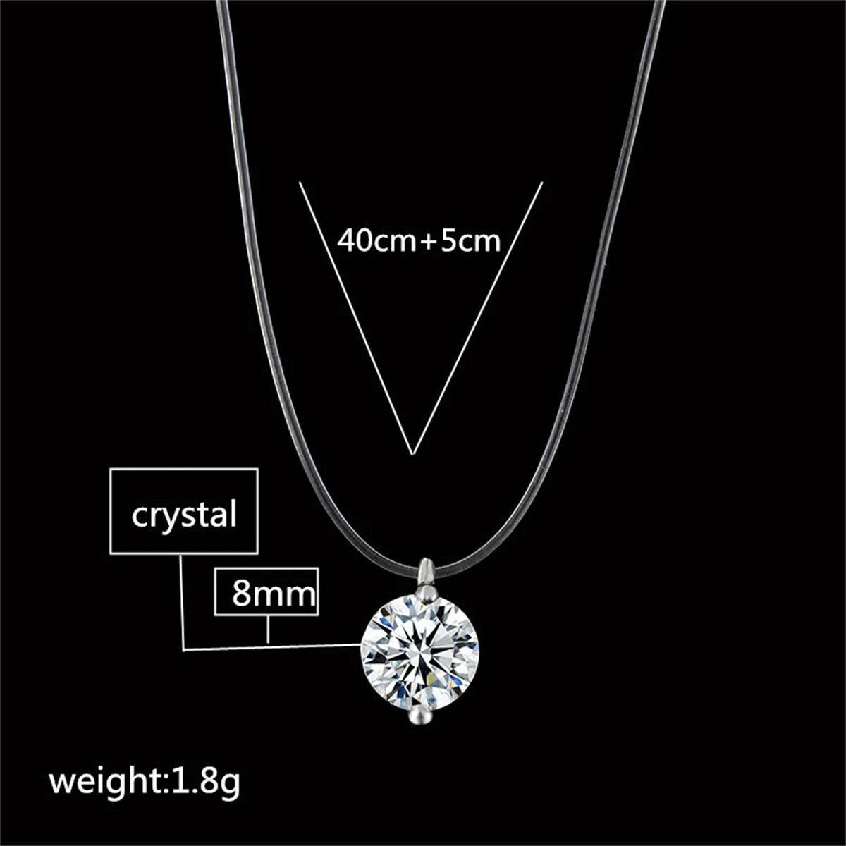 Collier Ras du Cou ALORA avec Zircon Brillant – Bijou Minimaliste et Élégant pour Femme