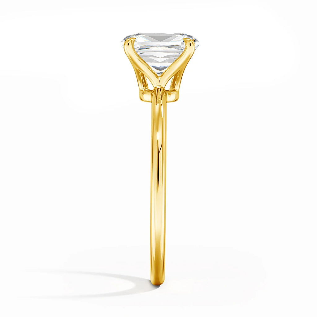 Bague ALORA Collection Privée plaqué Or & Moissanite – Élégance Minimaliste pour Femme